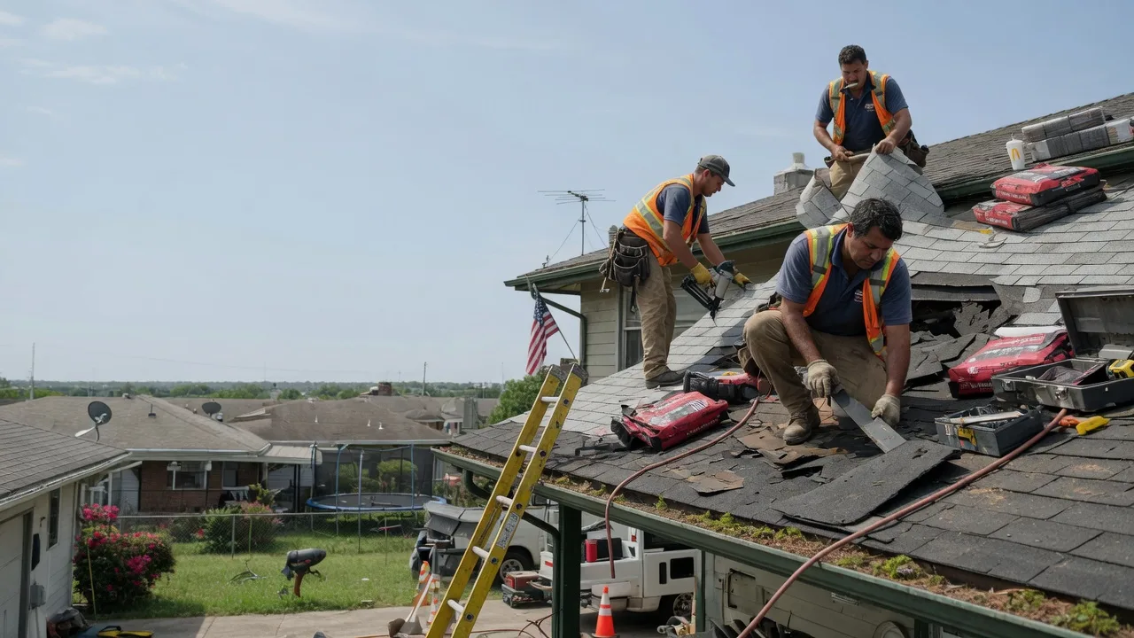 Roof Repair in Knickerbocker, TX near me